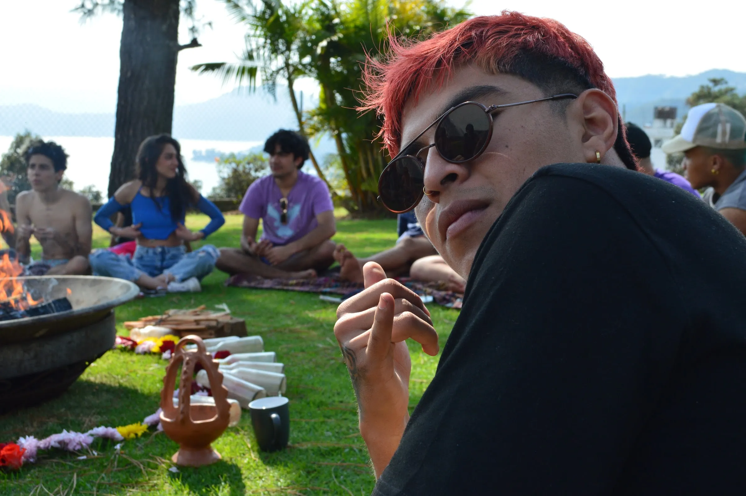 ceremonias de cacao y de fuego